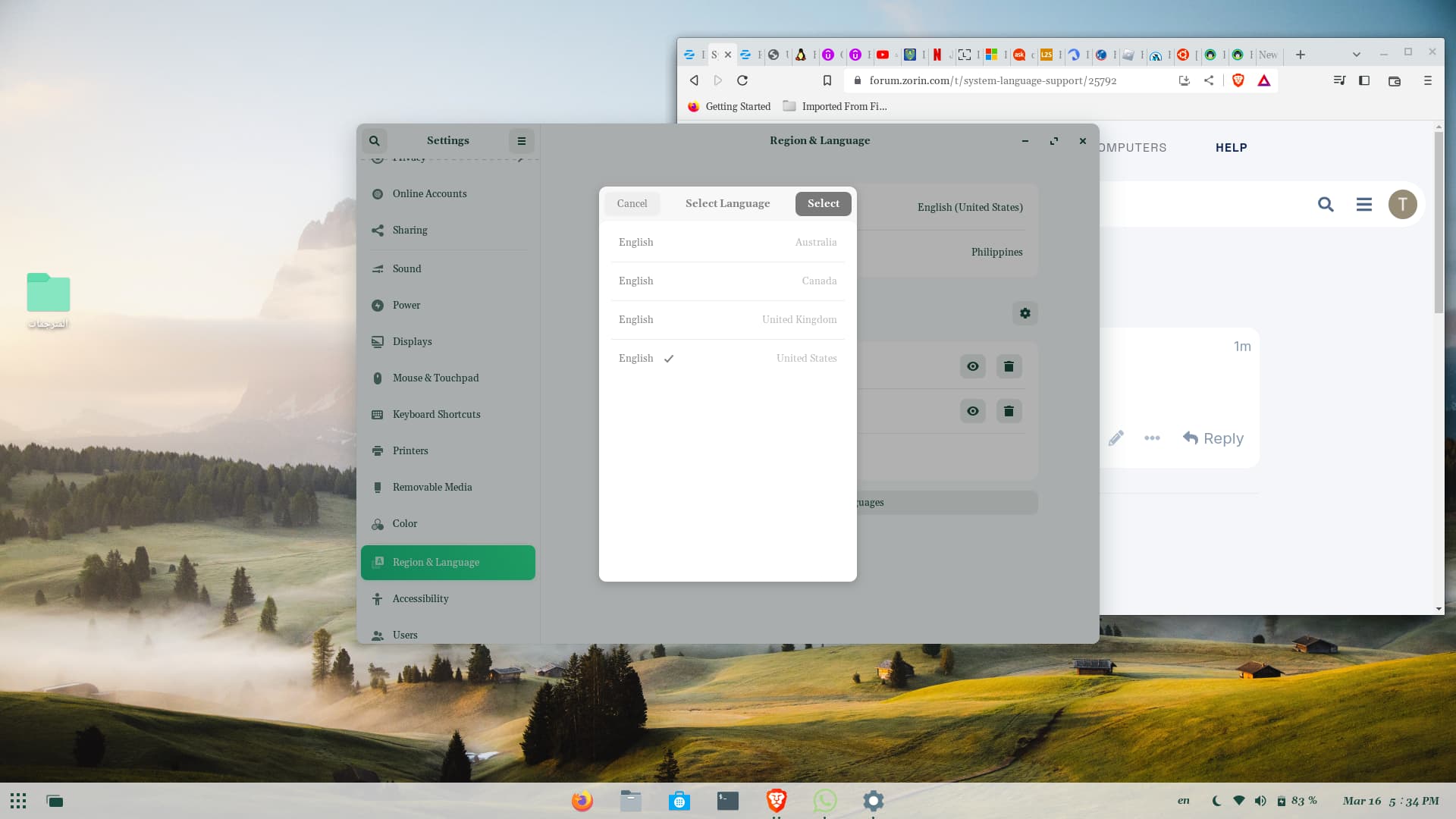 System Language Support - General Help - Zorin Forum