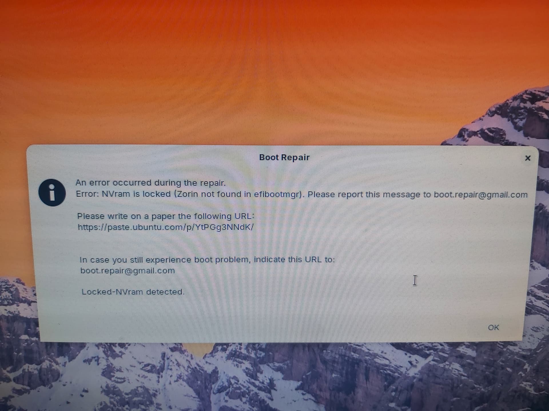 Failed boot in new Zorin17 - Hardware Support - Zorin Forum