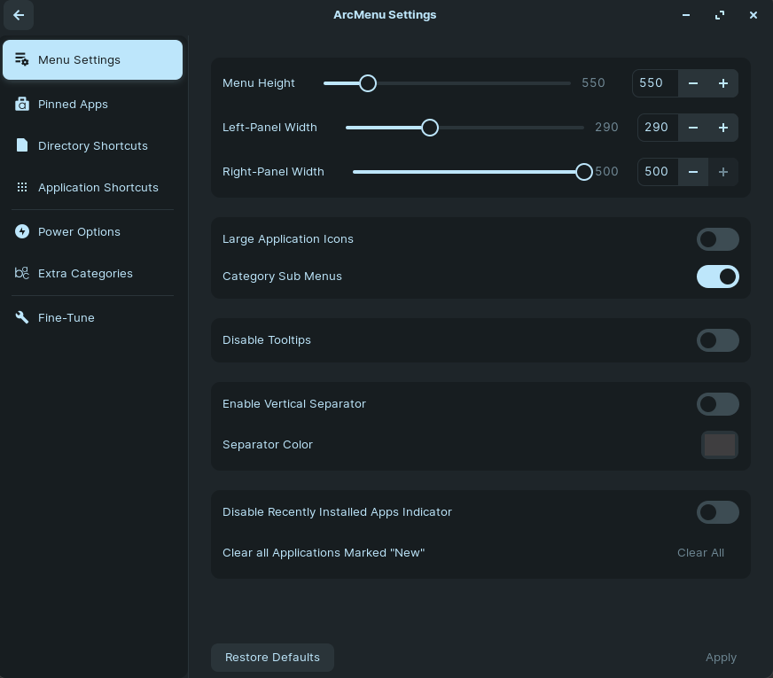 Cannot center arcmenu - General Help - Zorin Forum