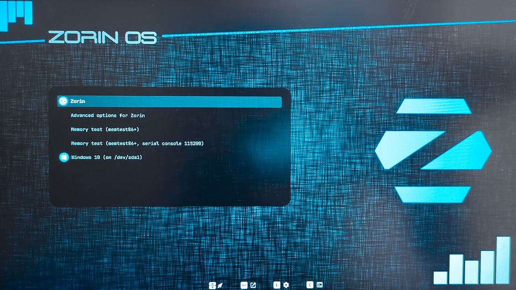 Grub menu with graphics Installing Zorin OS Zorin Forum