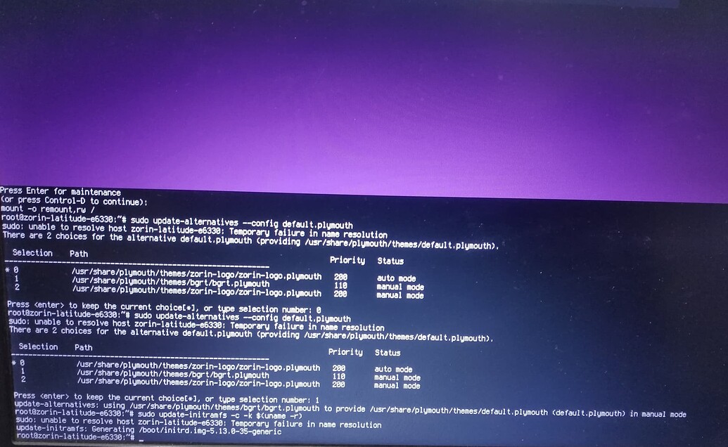 Starting terminate plymouth boot screen linux что делать fedora