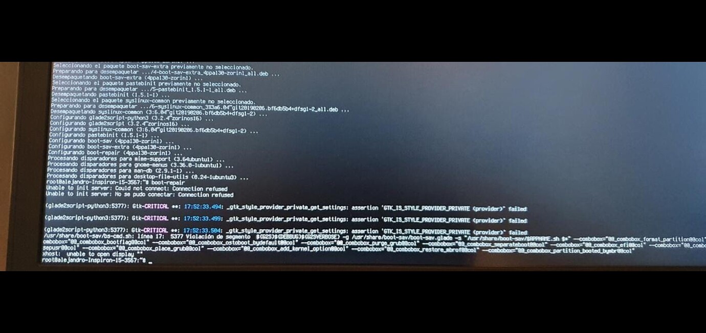 Zorin OS 16 Core install Failed to open EFI boot - invalid parameter ...
