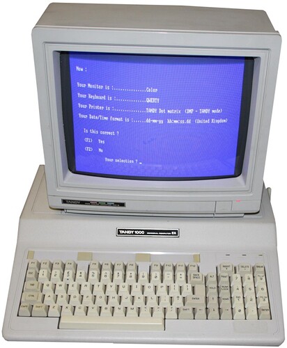 Tandy EX computer