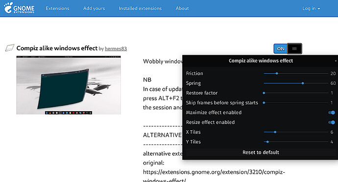 Compiz Alike Wobbly Windows