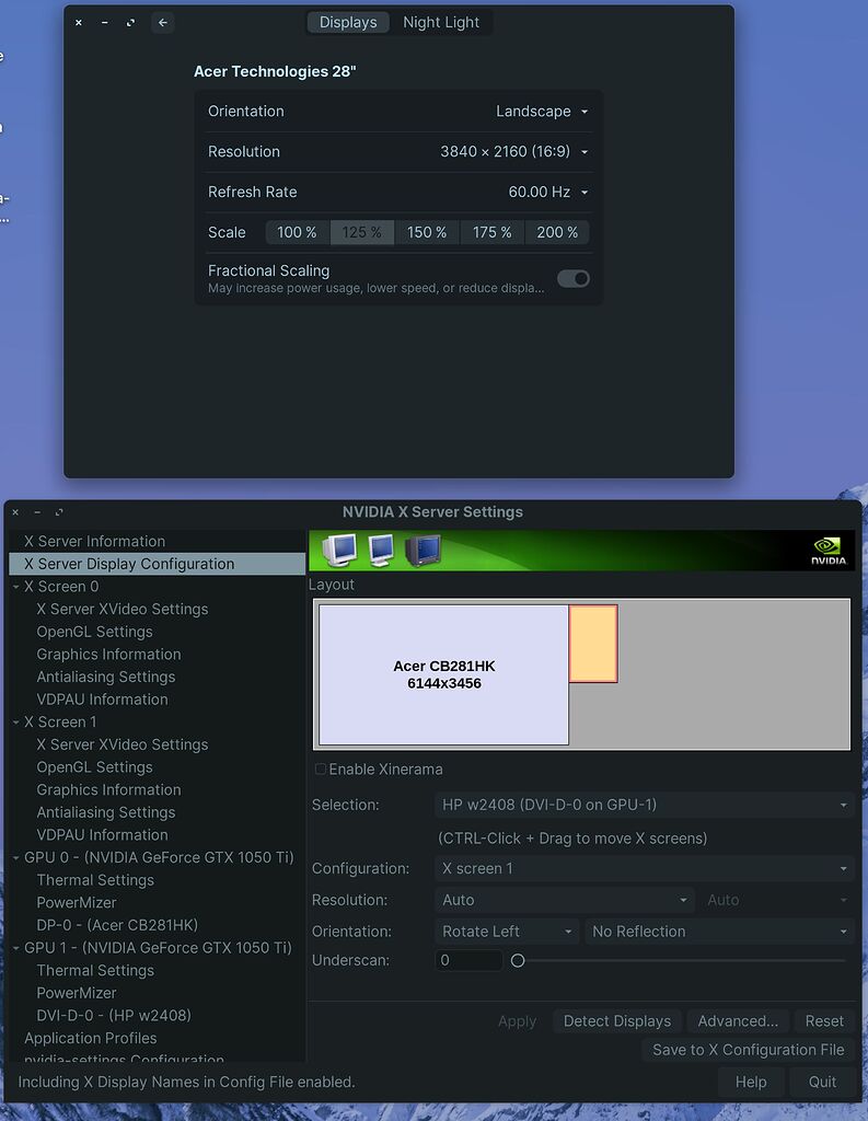 Dual NVidia 1050TI in DellT7910. 2nd monitor no desktop? Hardware
