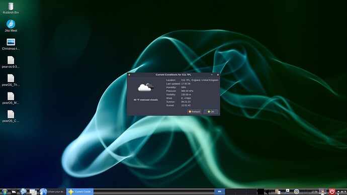 Weather applet working in LXDE
