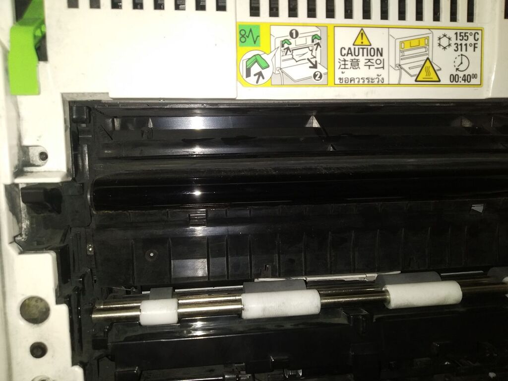 Fujixerox Docuprint CM225 error 077 091 paper jammed but there is 