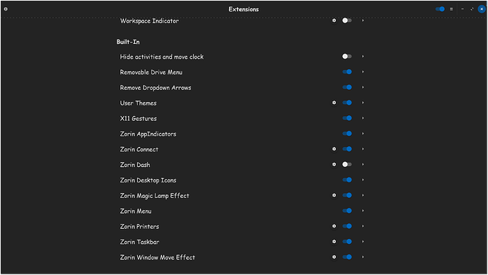 Extensions For Zorin OS