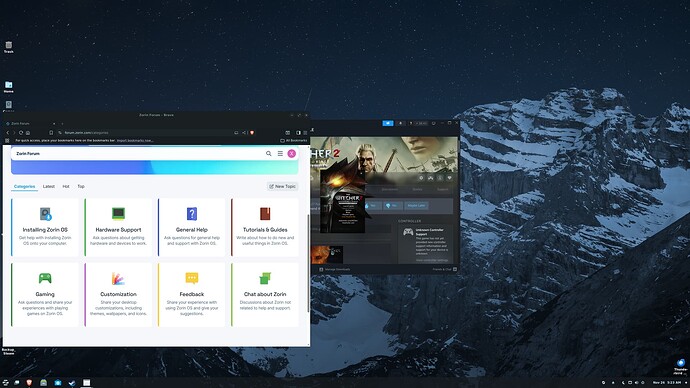 Screenshot witcher start