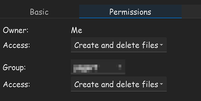 Drive File Permissions