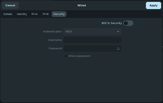 Wired Security