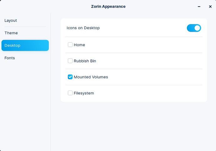 Start - Zorin appearance - Desktop