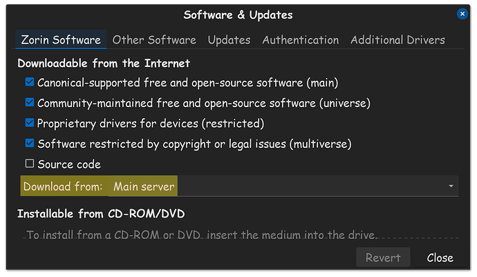 Software Updater Main Server