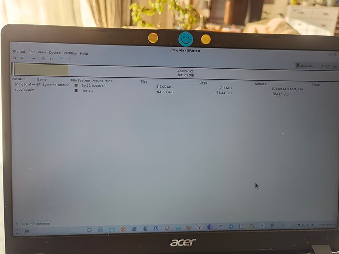 Gparted Zorin OS