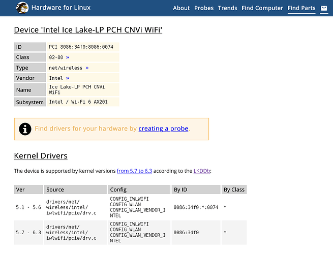 Intel Ice Lake-LP PCH CNVi WiFi
