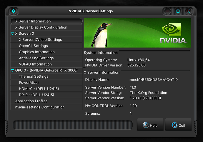 nvidia-settings