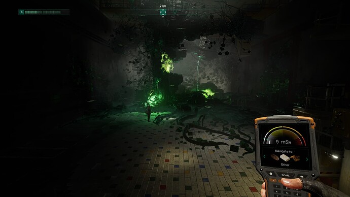 Chernobyle Reactor 4 Green Anamoly Made Of Chernobylite