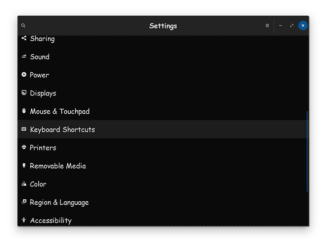 Keyboard & Shortcuts