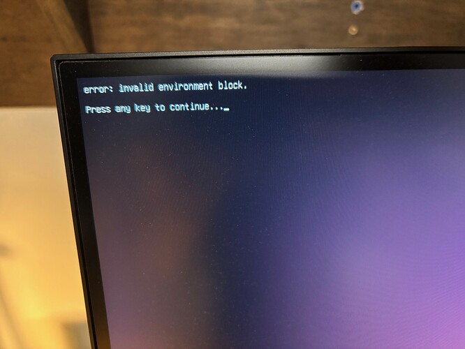 Linux Install Error and Messages 03