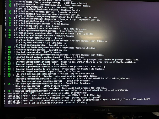 Linux Install Error and Messages 01