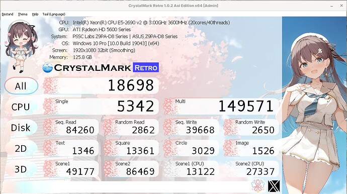 Crystalmark retro Aoi