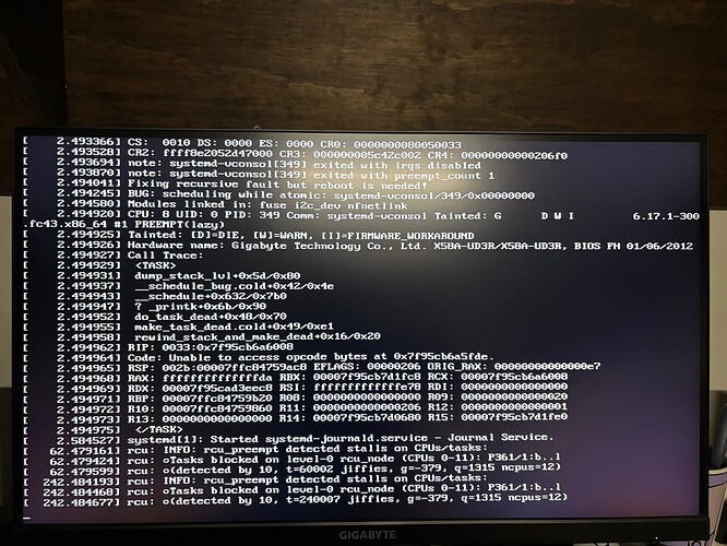 Linux Install Error and Messages 06