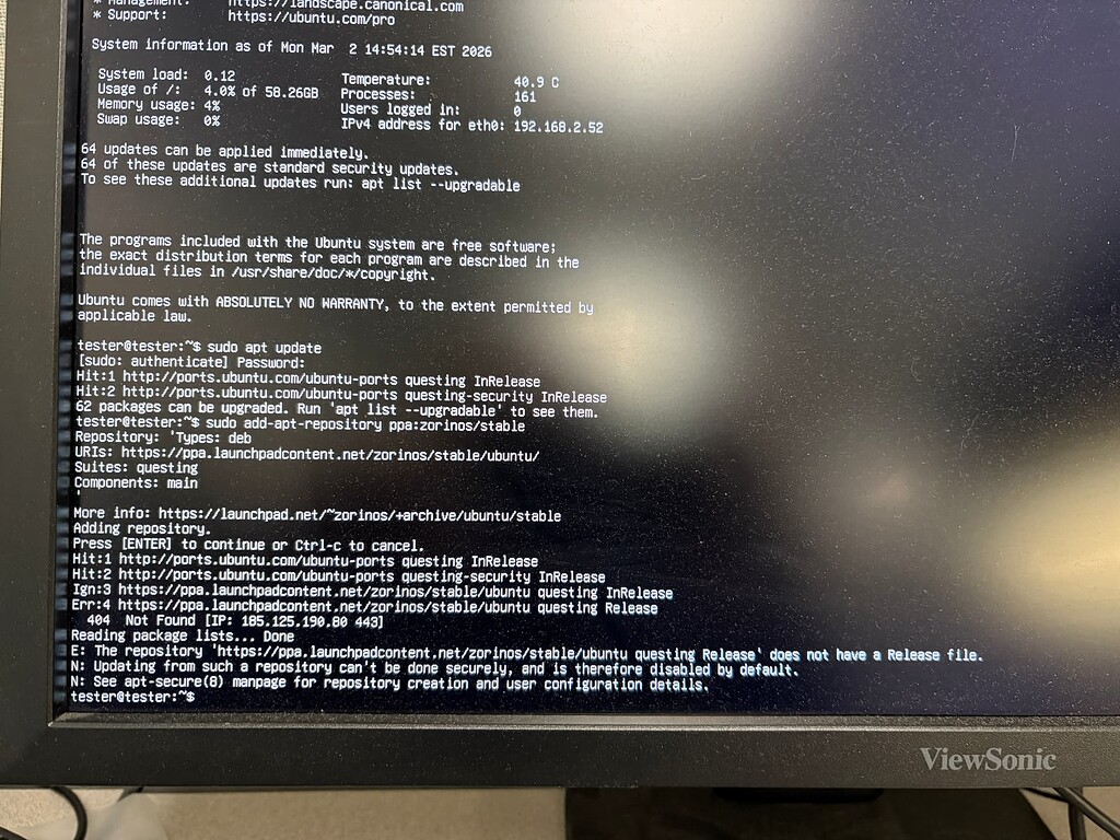 Install instructions for Raspberry Pi5 currently do not work