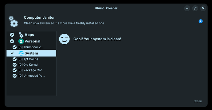 ubuntu cleaner