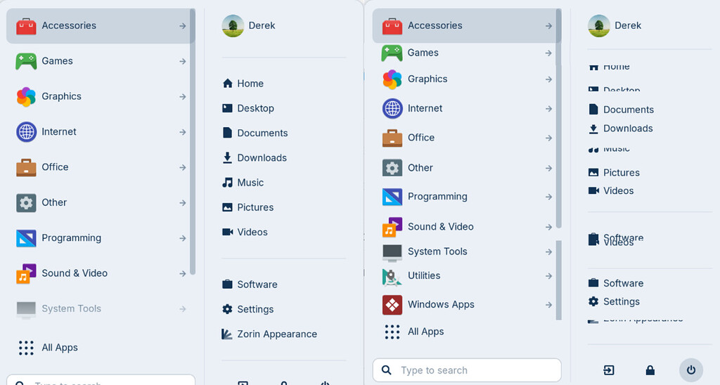 How to reduce vertical spacing on the App menu? - Customization - Zorin ...