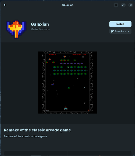 Zorin OS - Galaxian