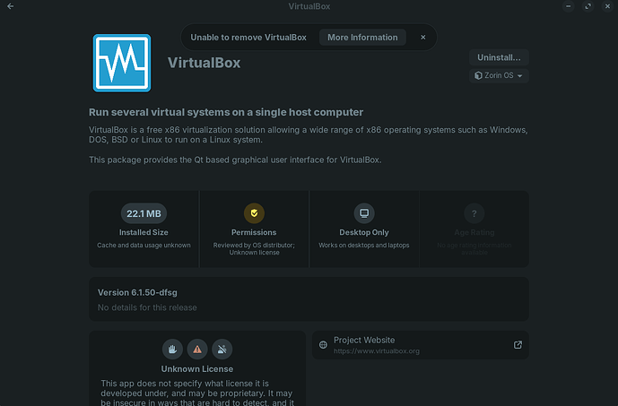 Virtualbox 6.1.50