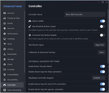 Steam Controller Setup