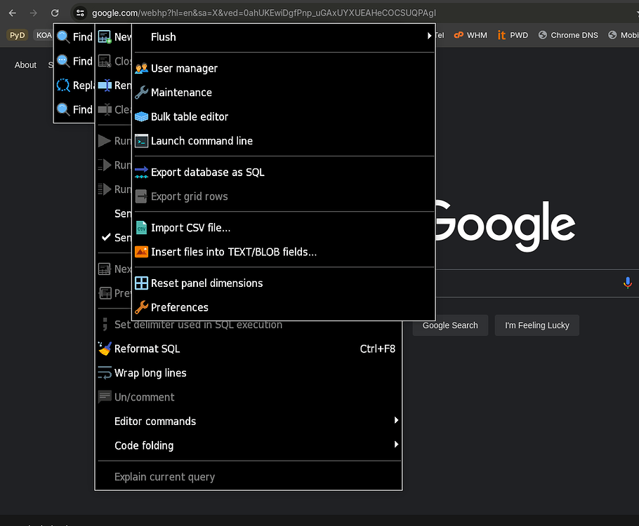 Wine HeidiSQL not re-drawing open menus on close - General Help - Zorin ...
