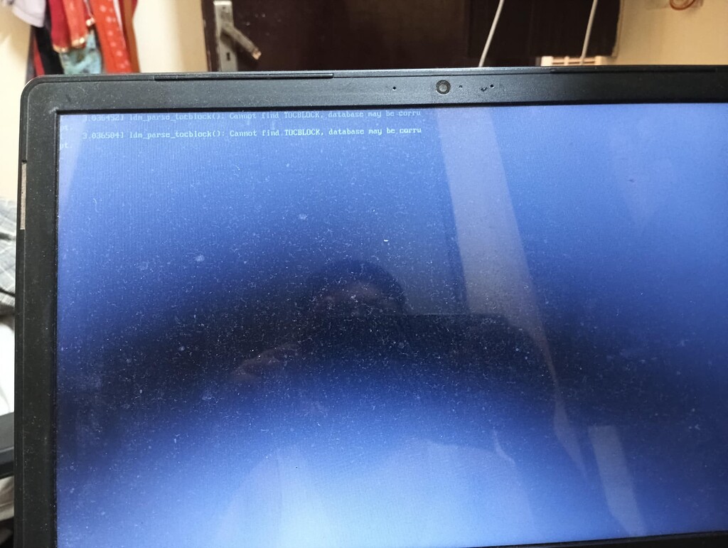 Getting error while start os but successfuly booting - Installing