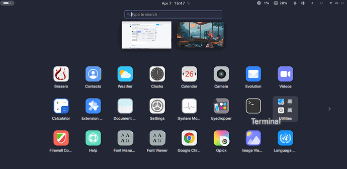 Zorin Theme Blurred Unclear icon names 1