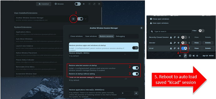 Zorin OS - Another Window Session Manager via Extension Manager after reboot