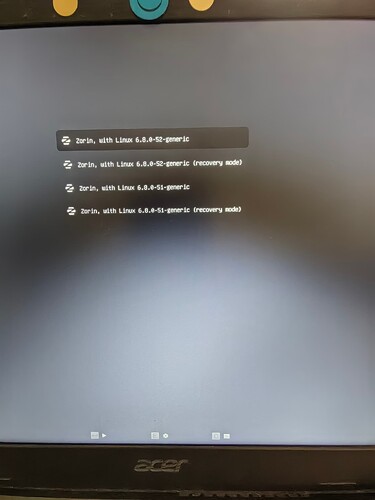 Zorin 17 OS System Error Message B 15 March 2025
