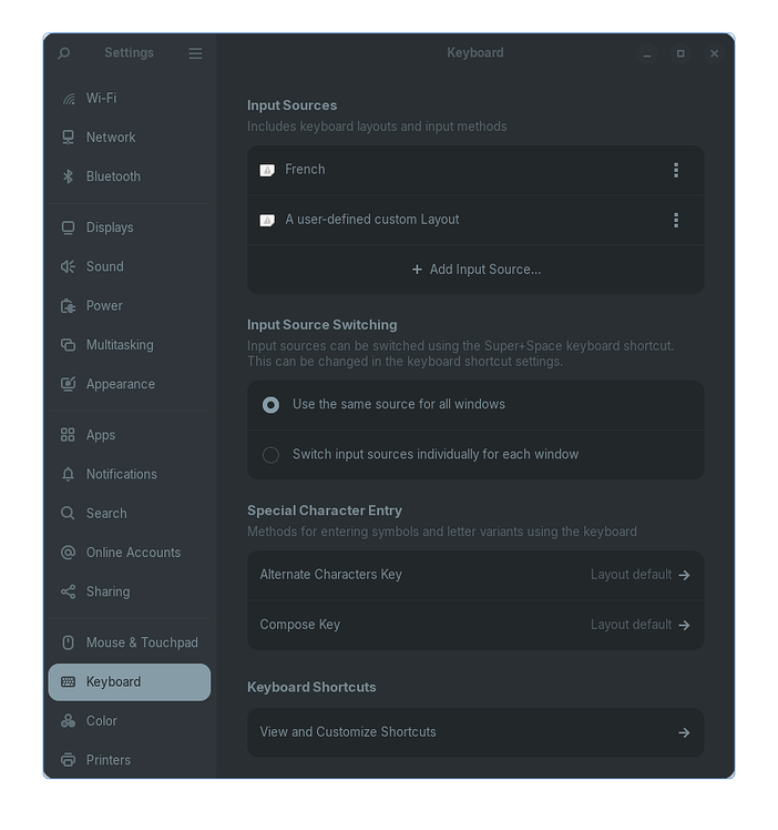 Keyboard layout settings are ignored on wayland session - General Help ...