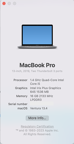 Mac Specs