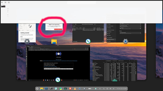 files not responding
