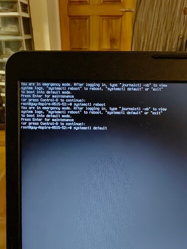 Zorin 17 OS System Error Message B 16 March 2025