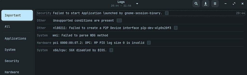 Failed To Start Application Launched By Gnome Session Binary General 