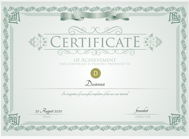 Forumbot Certificate