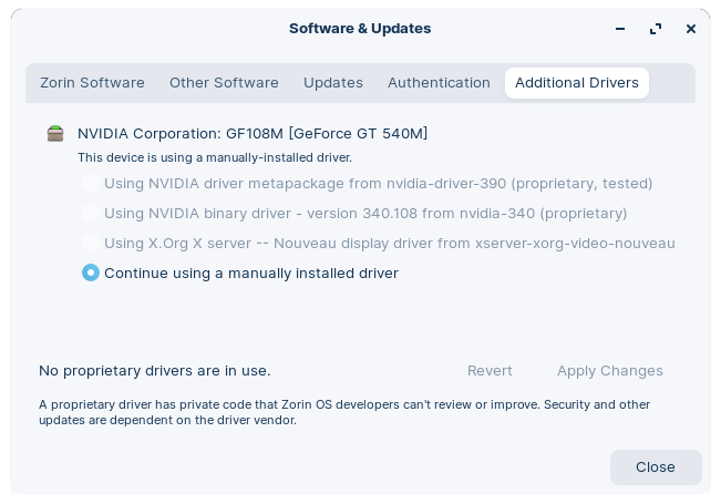 Geforce gt 540m discount driver