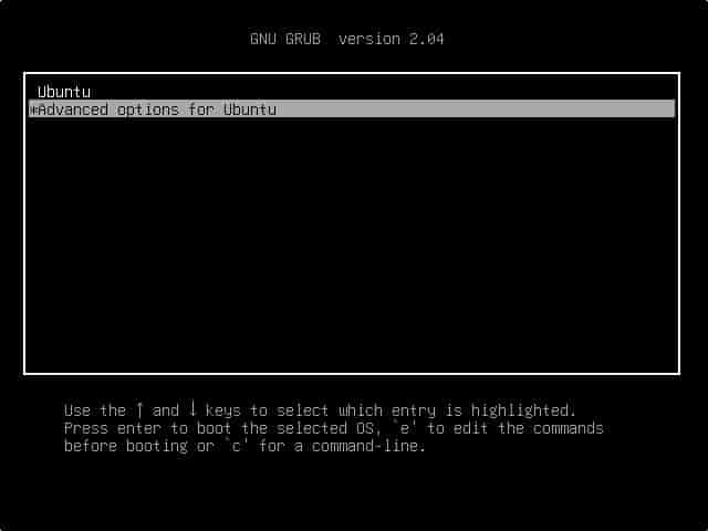 Advanced-options-for-Ubuntu
