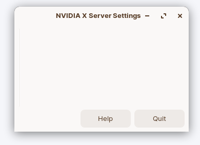 nvidia x server settings