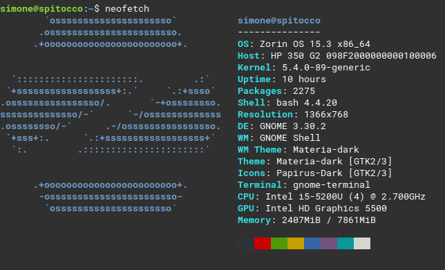 neofetch