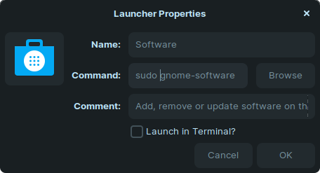 Launcher-Properties