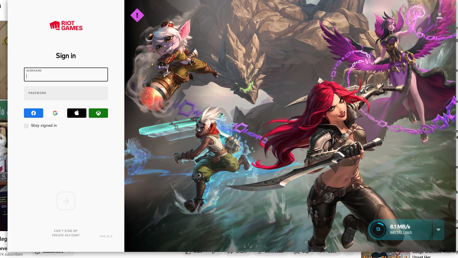 Installing the updated League client – League of Legends Support