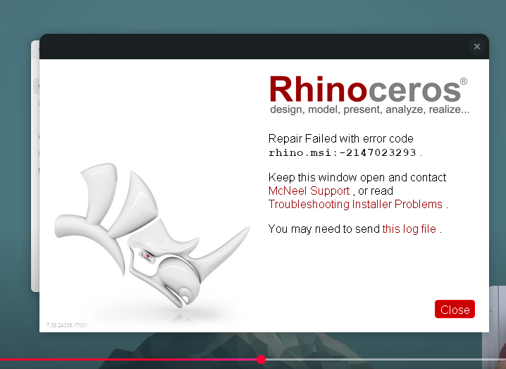 Failing To Install Rhino3d (Windows App) via Native ZorinOS